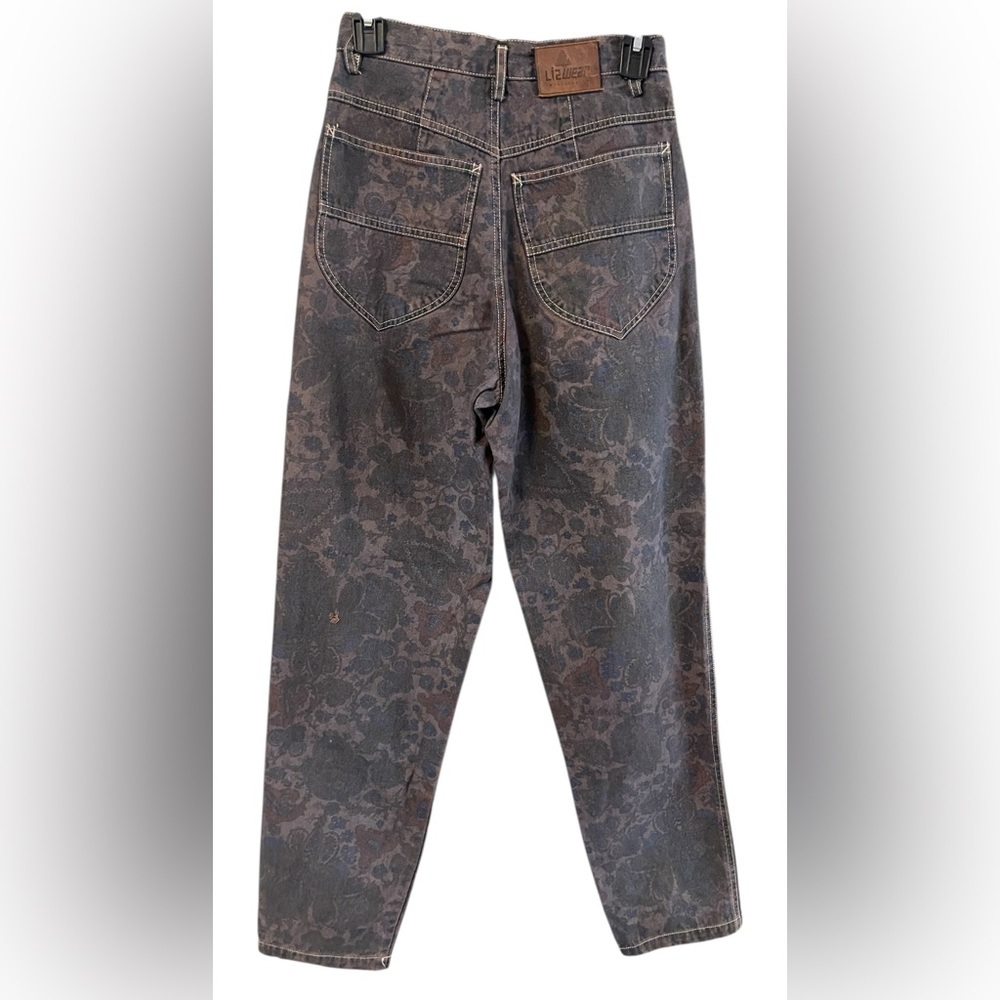 Vintage Liz Wear high waist Floral . - Picture 3 of 9